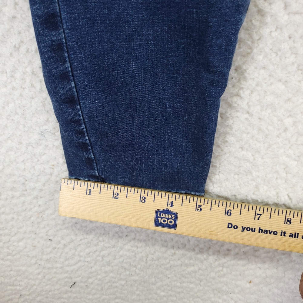 Simply Vera Vera Wang Womens Blue Pull On Crop Skinny Jeans Size 8 Medium Wash - Picture 9 of 10